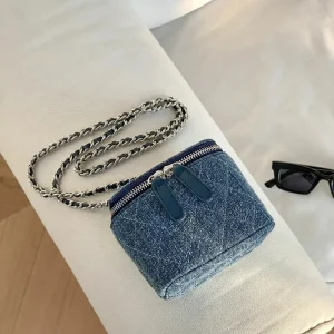 Sac jean bandoulière compact denim femme - Vue 2 - sac jean