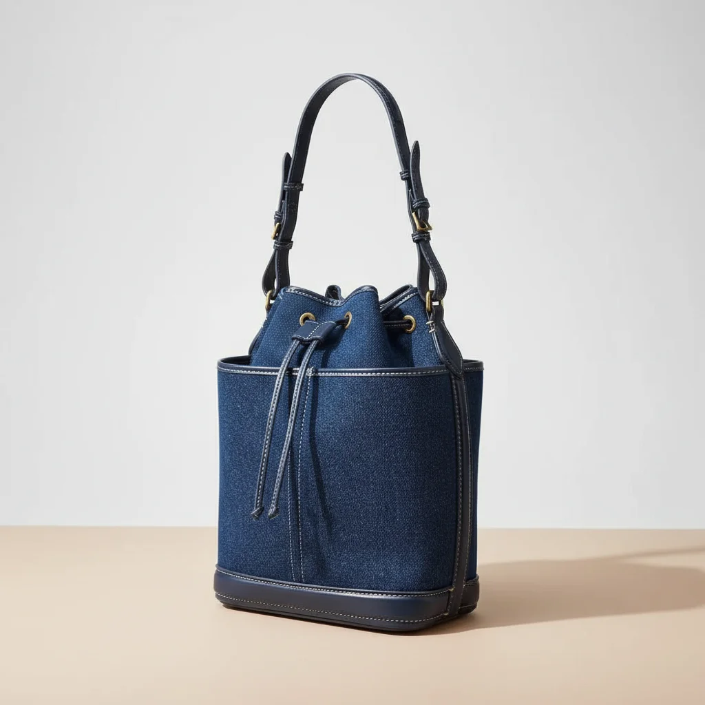 Sac jean bandoulière femme en toile - Vue 2 - sac jean