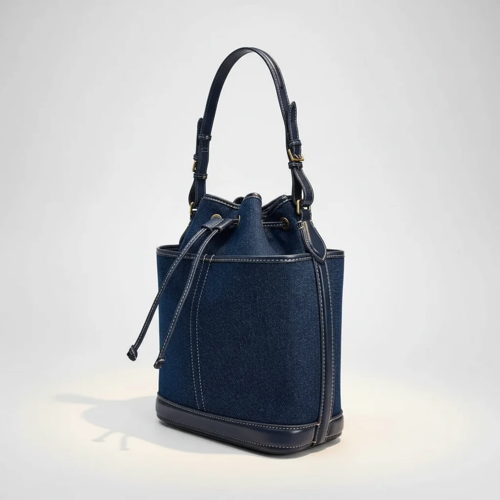 Sac jean bandoulière femme en toile - Vue 5 - sac jean