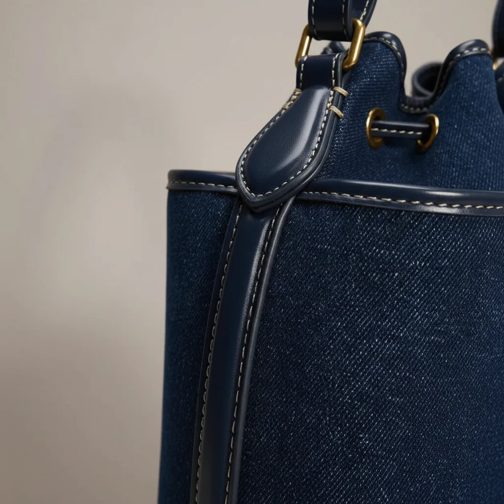 Sac jean bandoulière femme en toile - Vue 8 - sac jean