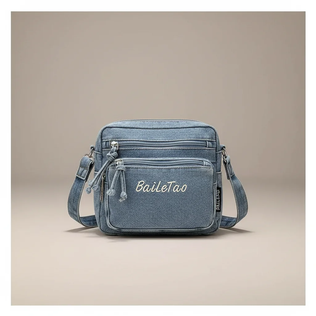 Sac jean bandoulière femme multi-poches - Vue 14 - sac jean