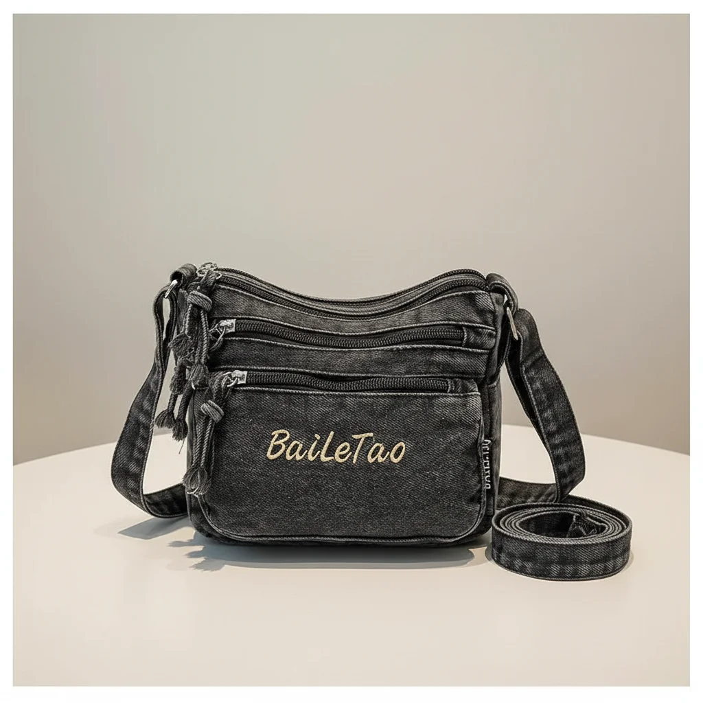 Sac jean bandoulière femme multi-poches - Vue 17 - sac jean