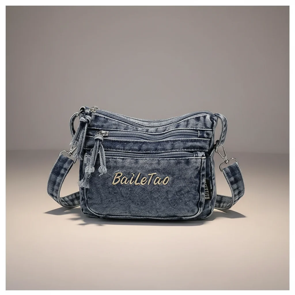 Sac jean bandoulière femme multi-poches - Vue 18 - sac jean