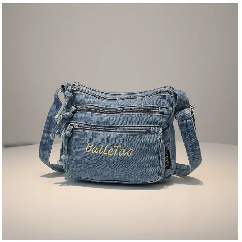 Sac jean bandoulière femme multi-poches - Vue 19 - sac jean