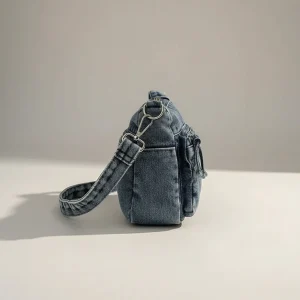Sac jean bandoulière femme multi-poches - Vue 2 - sac jean