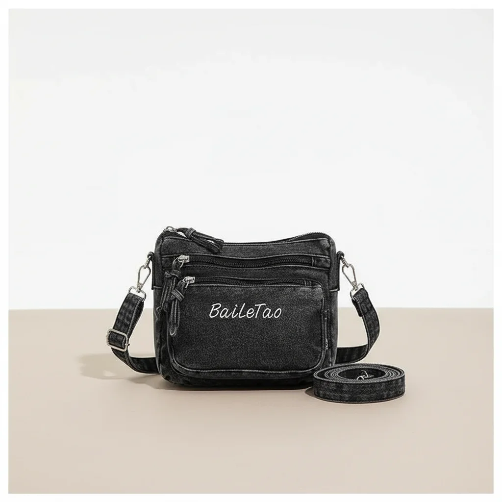 Sac jean bandoulière femme multi-poches - Vue 22 - sac jean