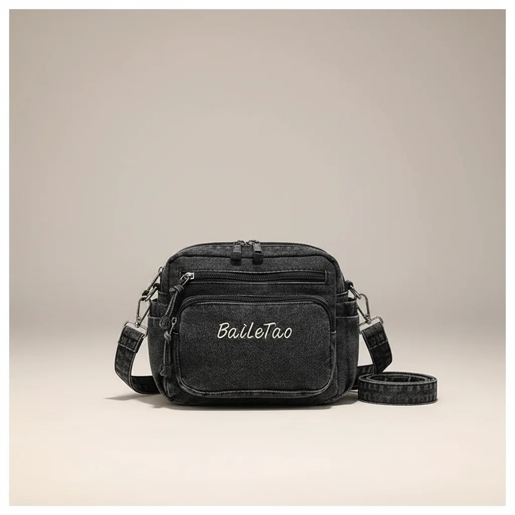 Sac jean bandoulière femme multi-poches - Vue 25 - sac jean