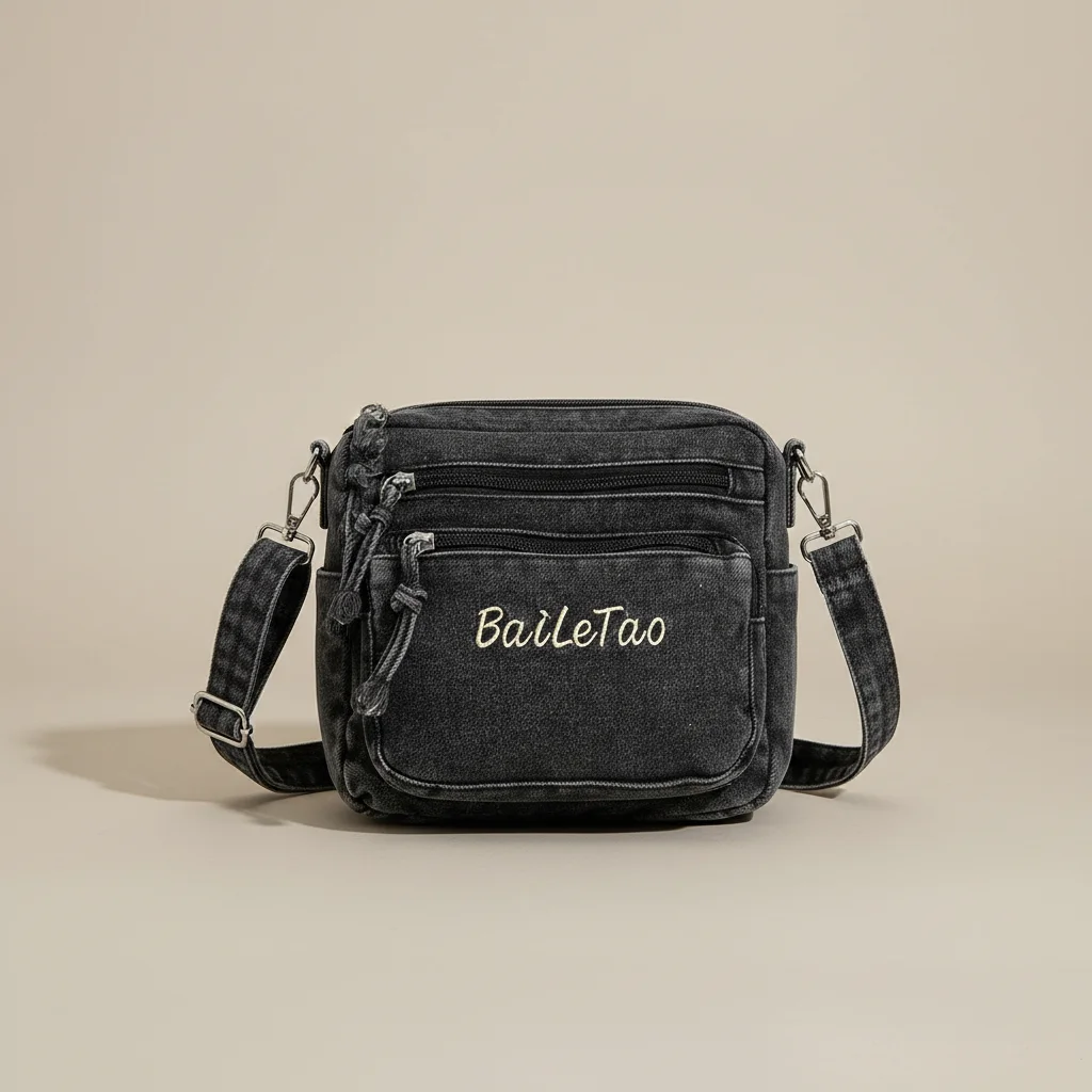 Sac jean bandoulière femme multi-poches - Vue 27 - sac jean