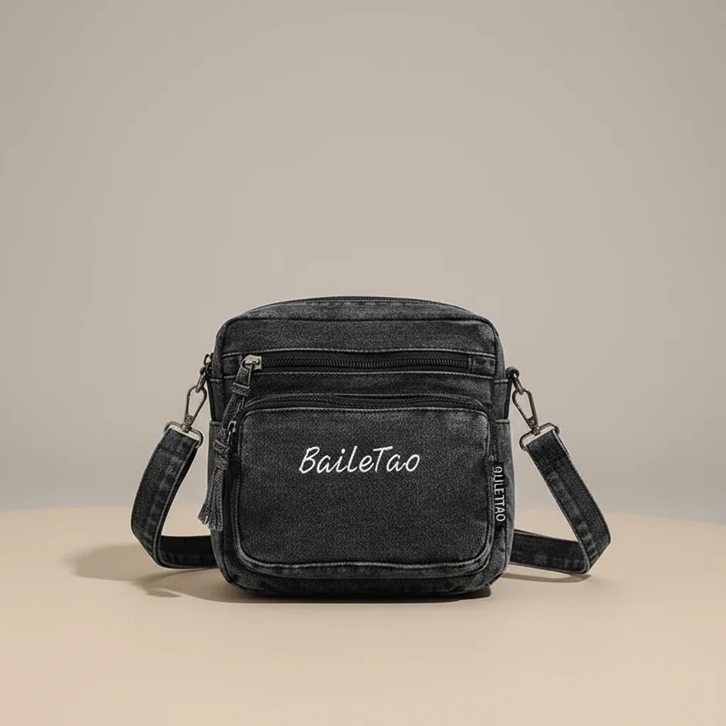 Sac jean bandoulière femme multi-poches - Vue 29 - sac jean