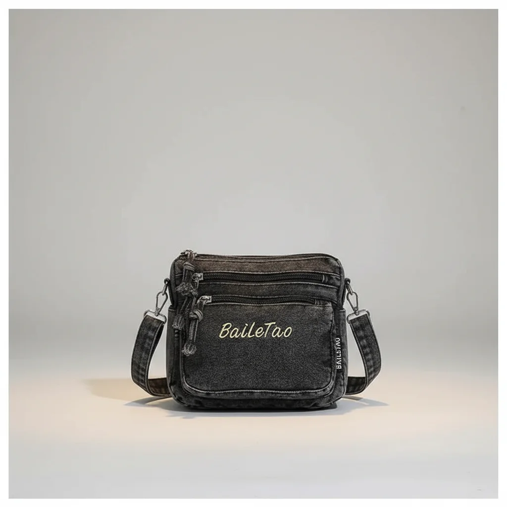 Sac jean bandoulière femme multi-poches - Vue 31 - sac jean