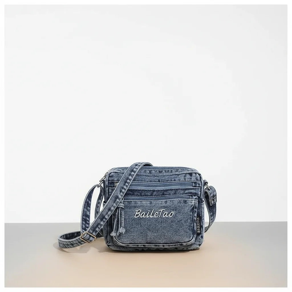 Sac jean bandoulière femme multi-poches - Vue 33 - sac jean