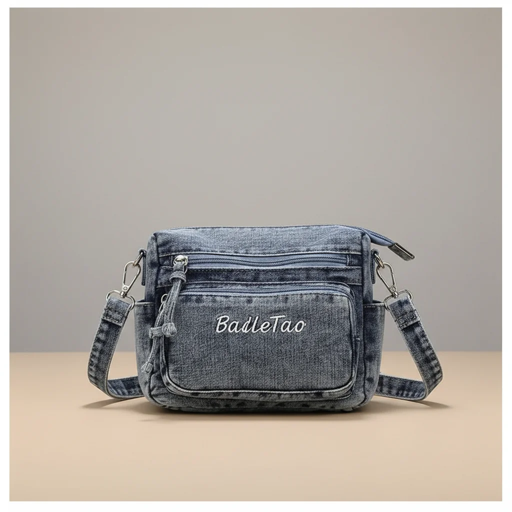 Sac jean bandoulière femme multi-poches - Vue 35 - sac jean