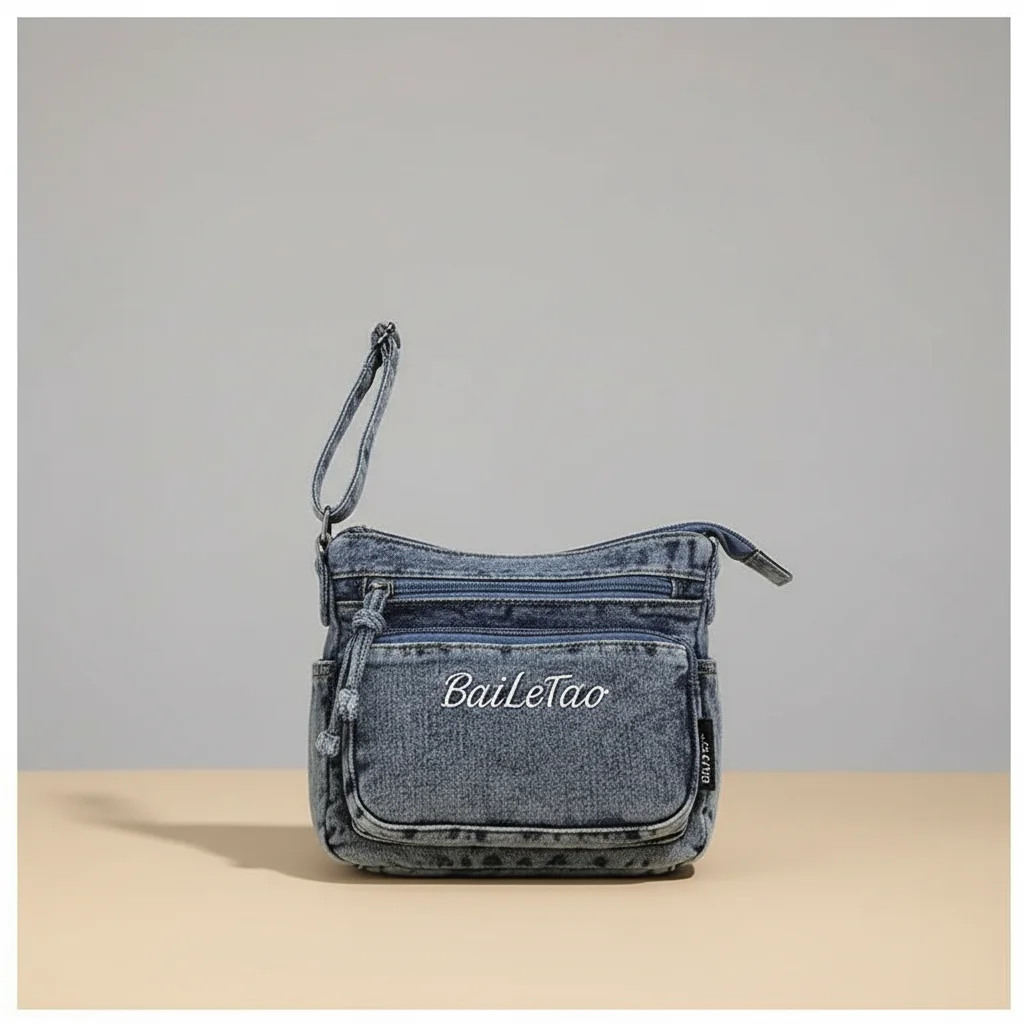 Sac jean bandoulière femme multi-poches - Vue 39 - sac jean