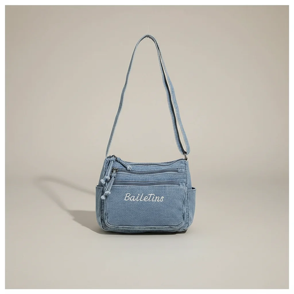 Sac jean bandoulière femme multi-poches - Vue 41 - sac jean