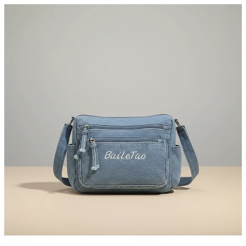 Sac jean bandoulière femme multi-poches - Vue 42 - sac jean
