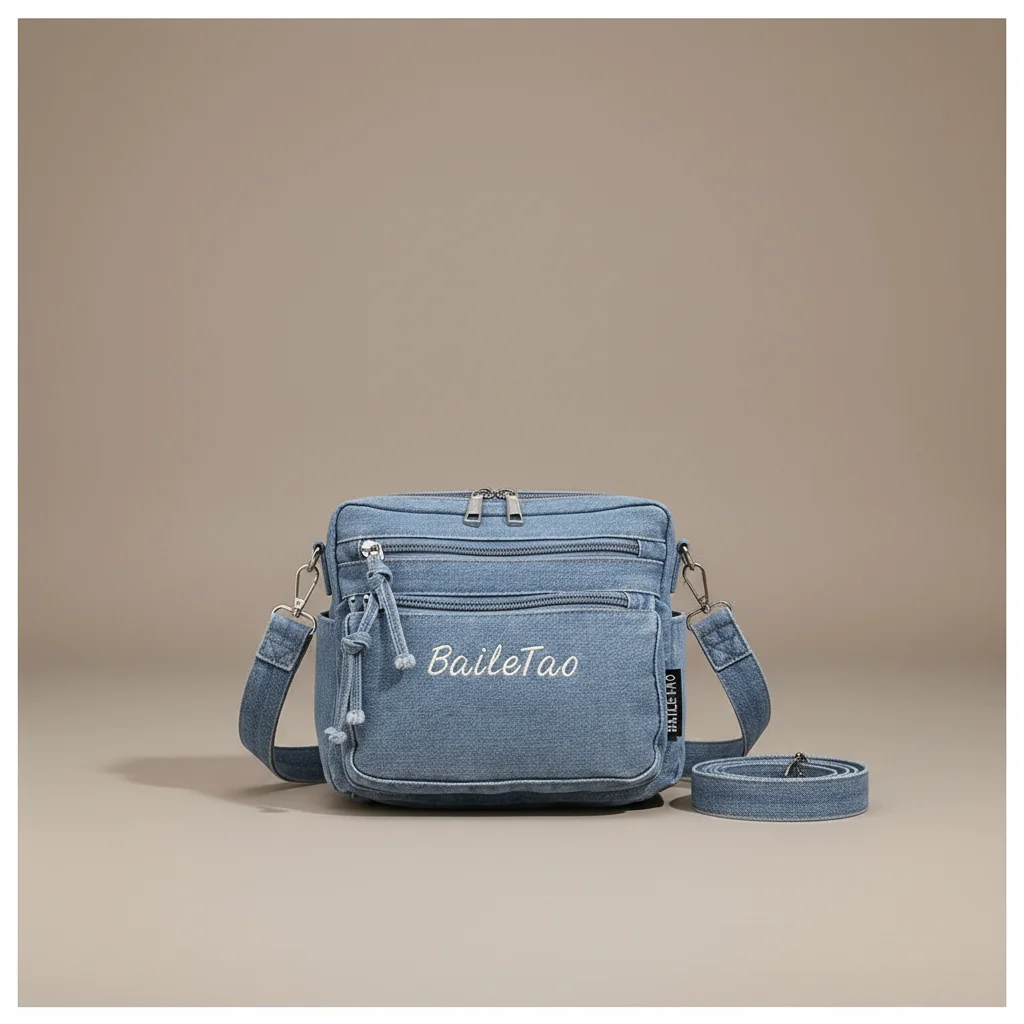 Sac jean bandoulière femme multi-poches - Vue 43 - sac jean