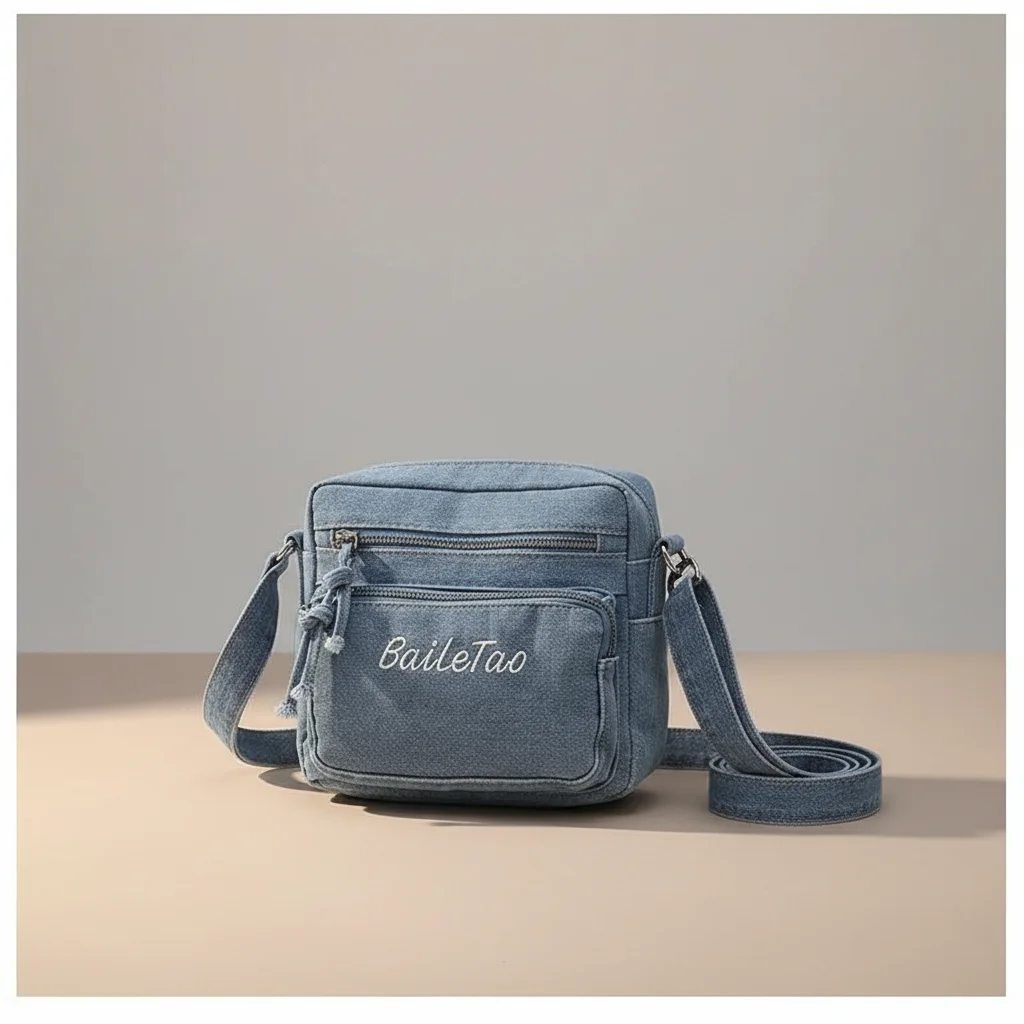 Sac jean bandoulière femme multi-poches - Vue 44 - sac jean