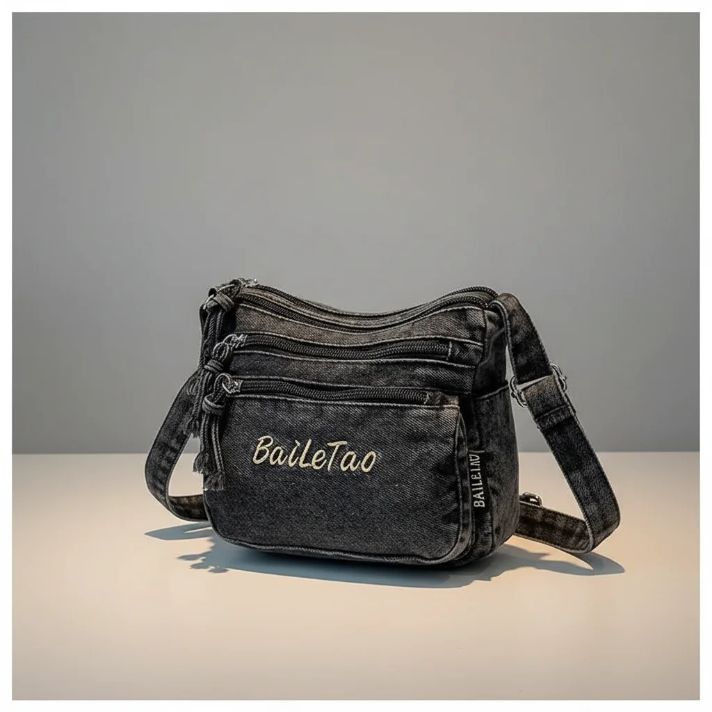 Sac jean bandoulière femme multi-poches - Vue 51 - sac jean
