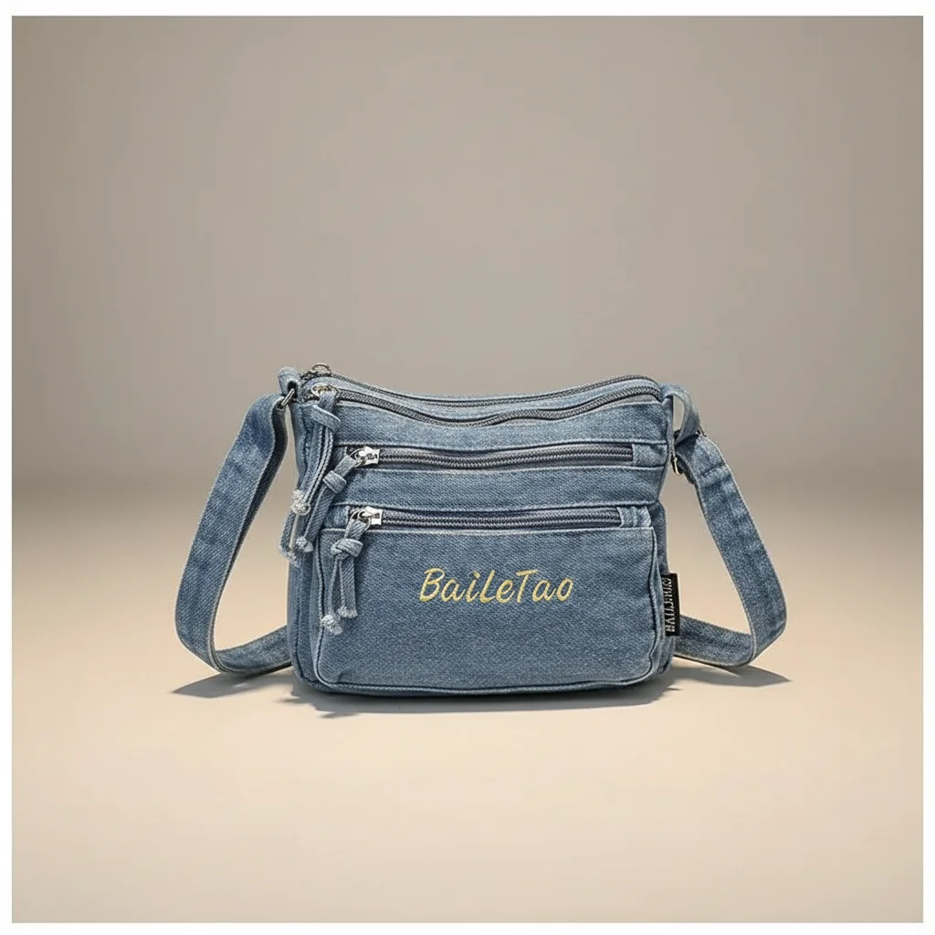 Sac jean bandoulière femme multi-poches - Vue 52 - sac jean