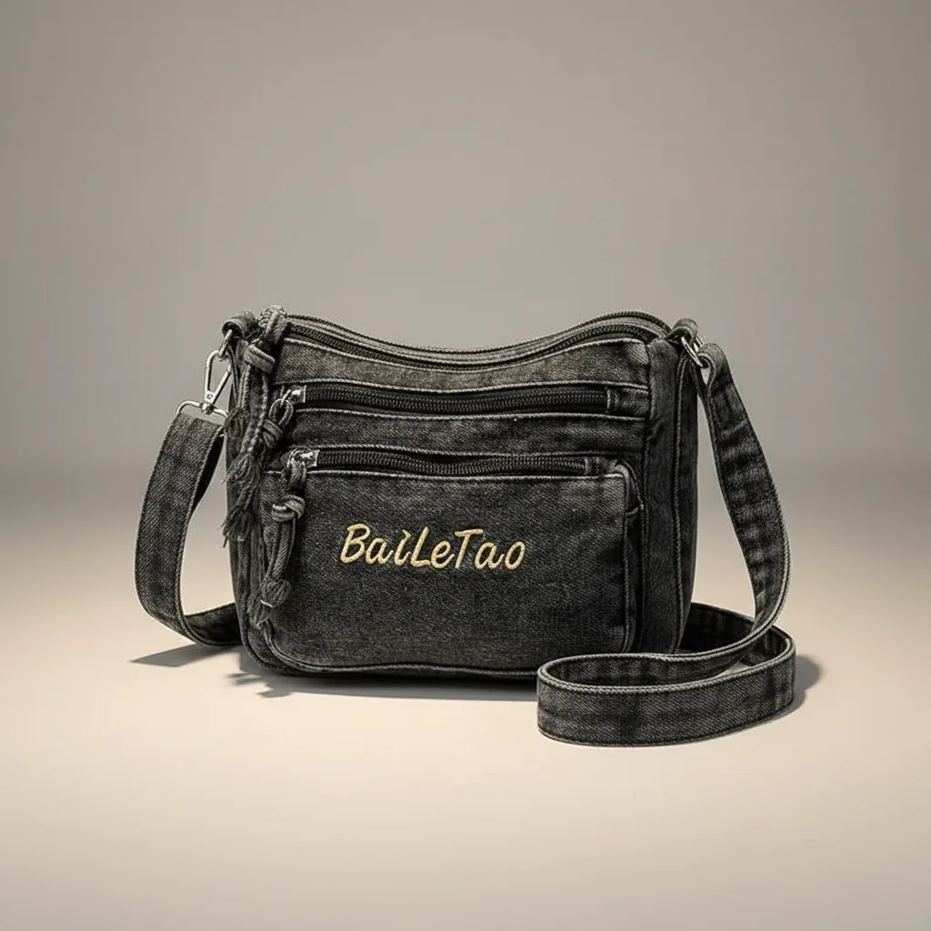 Sac jean bandoulière femme multi-poches - Vue 53 - sac jean