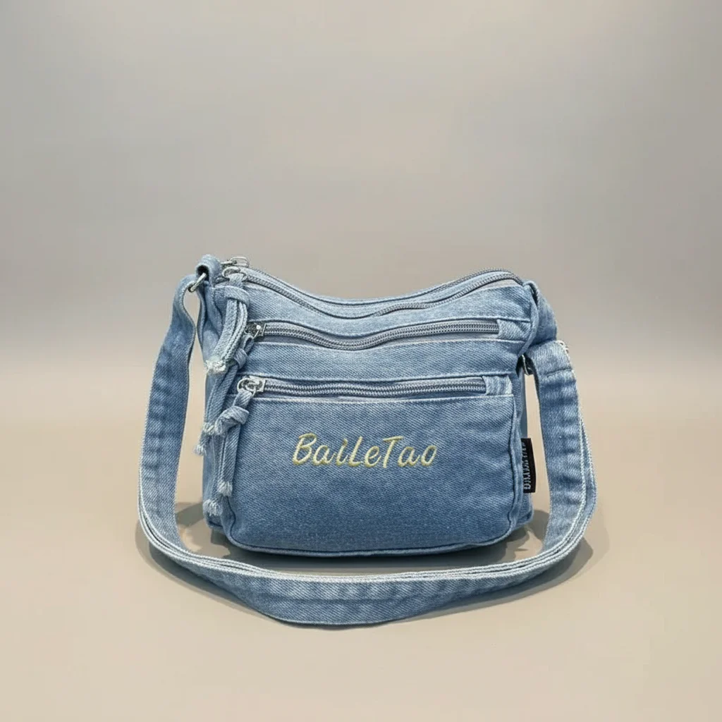 Sac jean bandoulière femme multi-poches - Vue 54 - sac jean