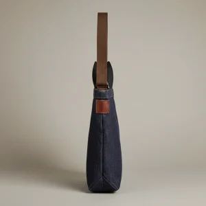 Sac jean bandoulière homme style vintage - Vue 2 - sac jean