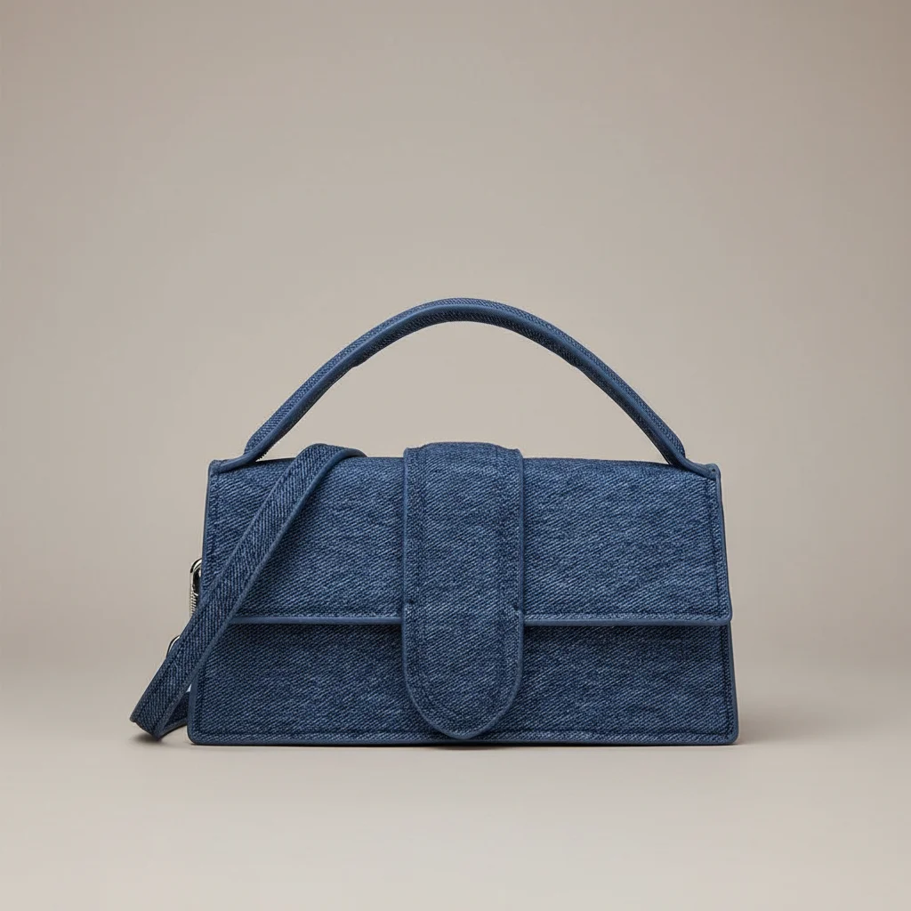 Sac jean bandoulière minimaliste quotidien - Vue 1 - sac jean