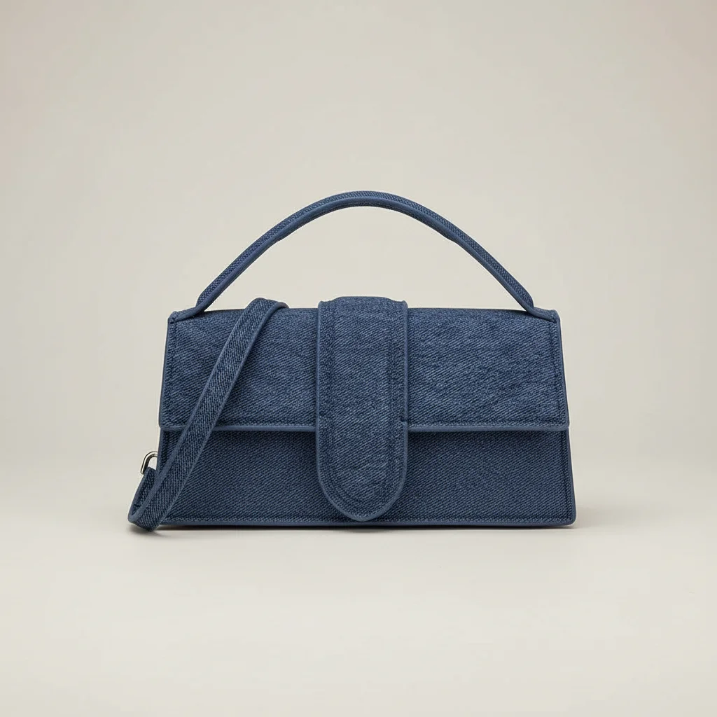 Sac jean bandoulière minimaliste quotidien - Vue 3 - sac jean