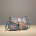 Sac jean bandoulière style y2k denim - Vue 1 - sac jean