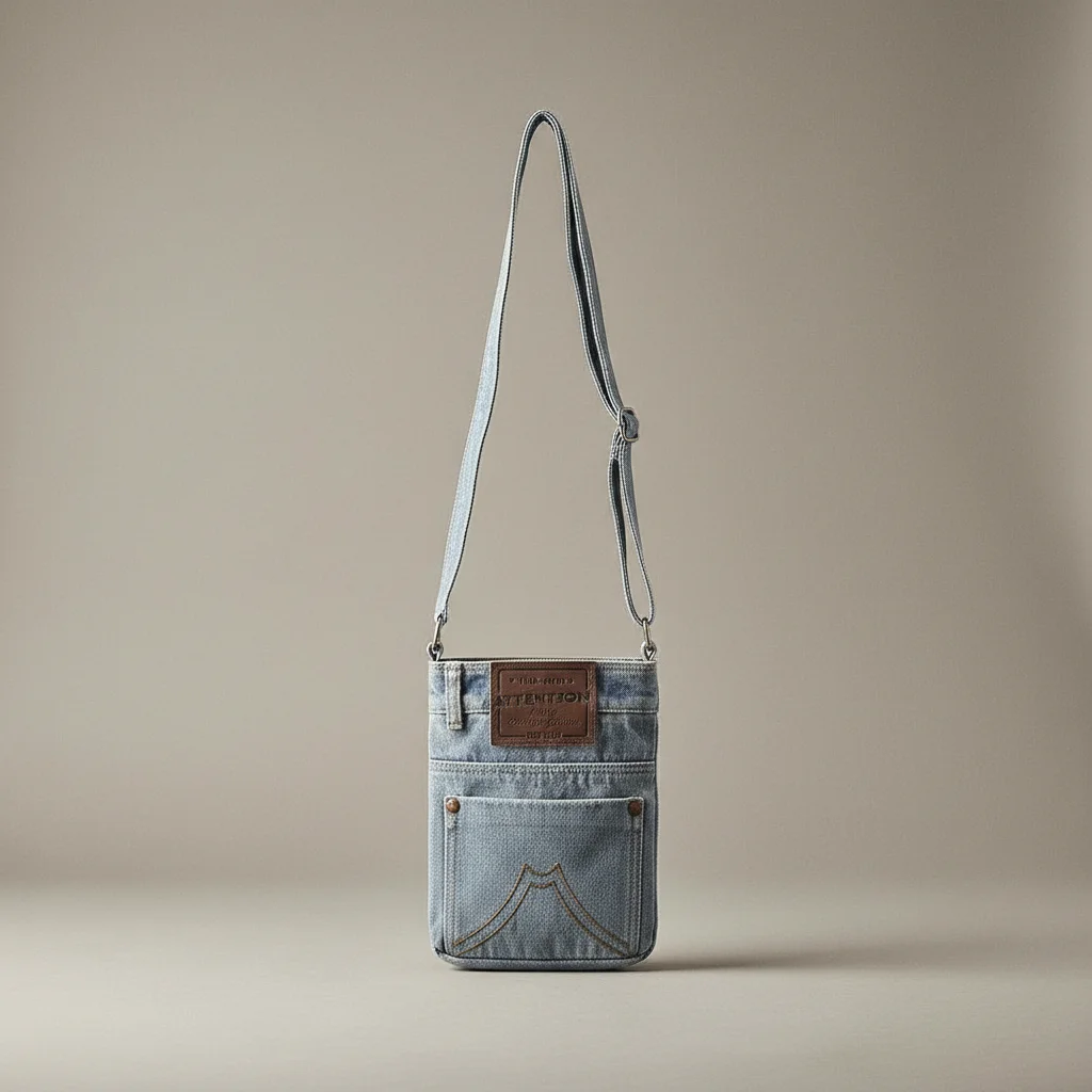 Sac jean bandoulière toile pour le quotidien - Vue 1 - sac jean