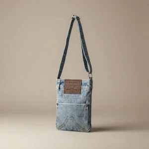 Sac jean bandoulière toile pour le quotidien - Vue 2 - sac jean