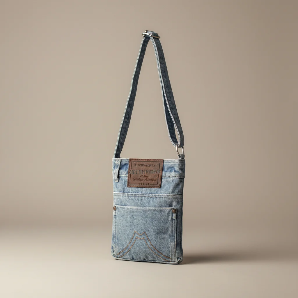 Sac jean bandoulière toile pour le quotidien - Vue 2 - sac jean