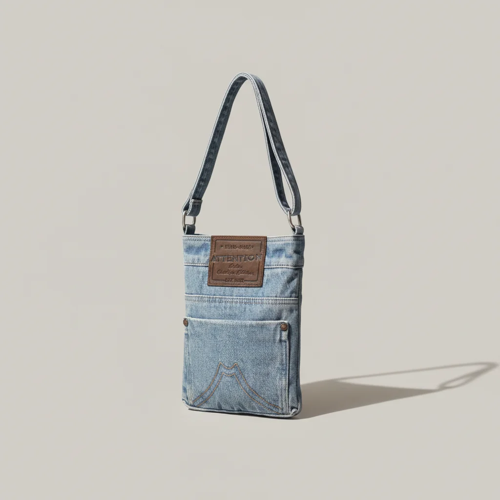 Sac jean bandoulière toile pour le quotidien - Vue 4 - sac jean