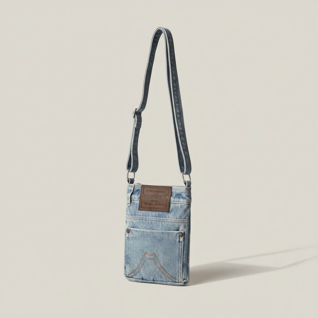 Sac jean bandoulière toile pour le quotidien - Vue 5 - sac jean