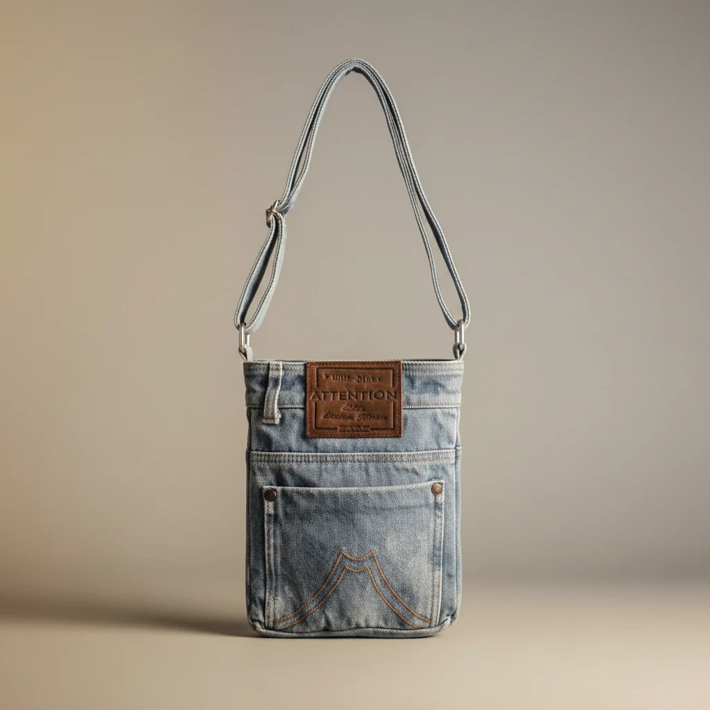 Sac jean bandoulière toile pour le quotidien - Vue 6 - sac jean
