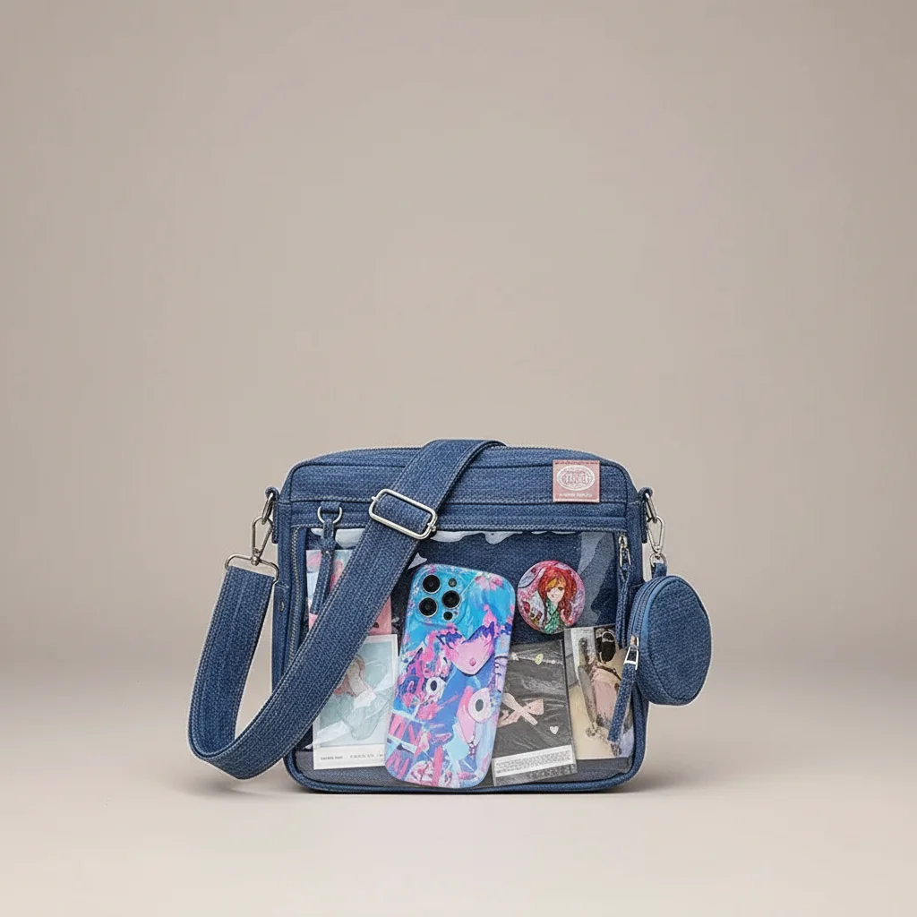 Sac jean bandoulière y2k transparent - Vue 10 - sac jean