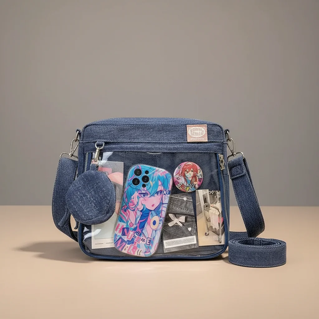Sac jean bandoulière y2k transparent - Vue 12 - sac jean