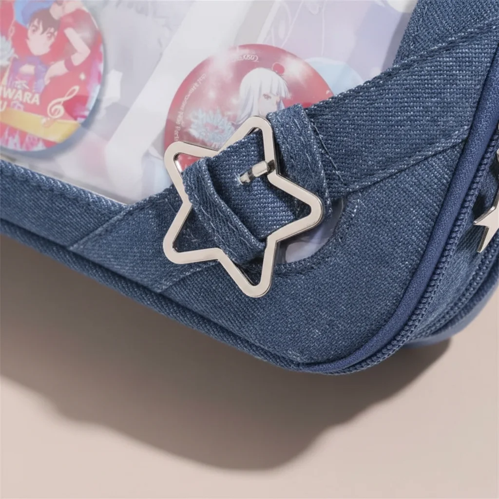 Sac jean bandoulière y2k transparent - Vue 21 - sac jean