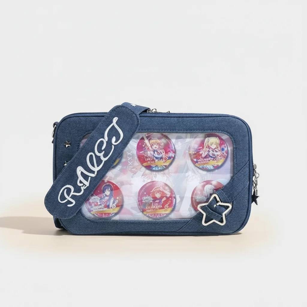 Sac jean bandoulière y2k transparent - Vue 23 - sac jean