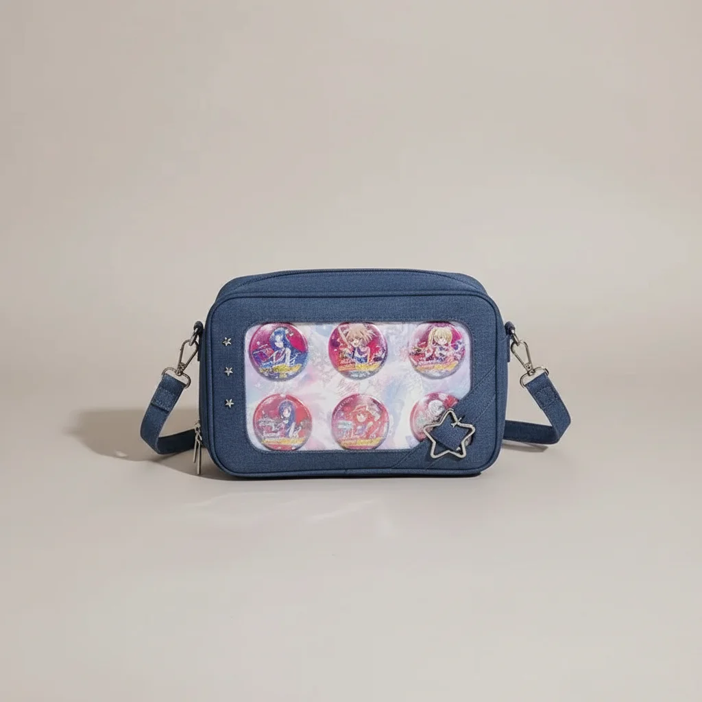Sac jean bandoulière y2k transparent - Vue 25 - sac jean