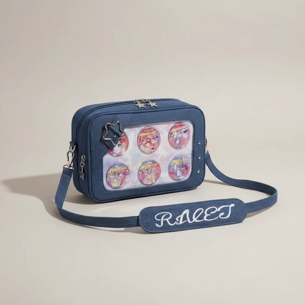 Sac jean bandoulière y2k transparent - Vue 26 - sac jean