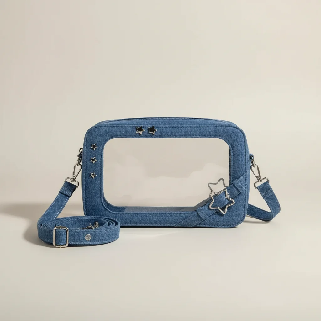 Sac jean bandoulière y2k transparent - Vue 28 - sac jean