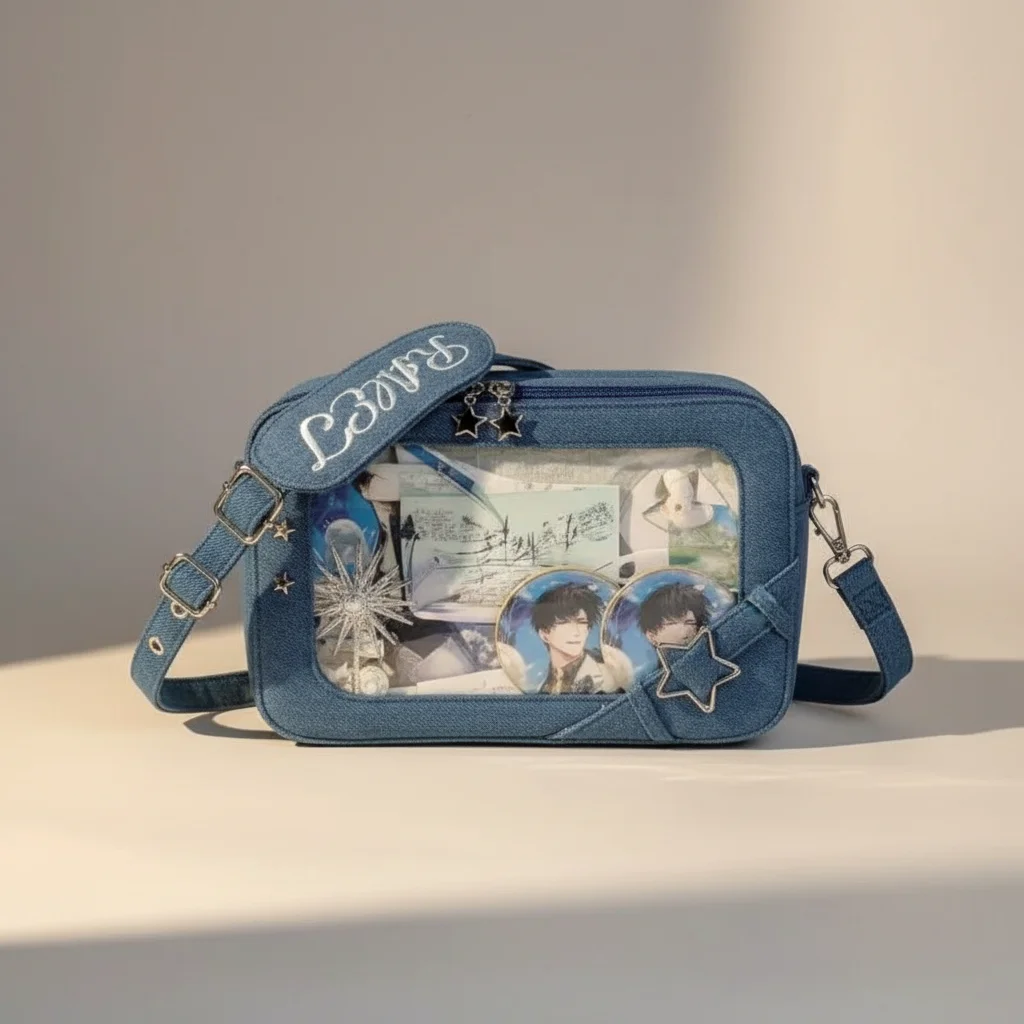 Sac jean bandoulière y2k transparent - Vue 30 - sac jean