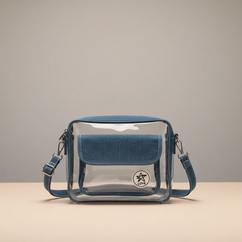 Sac jean bandoulière y2k transparent - Vue 37 - sac jean