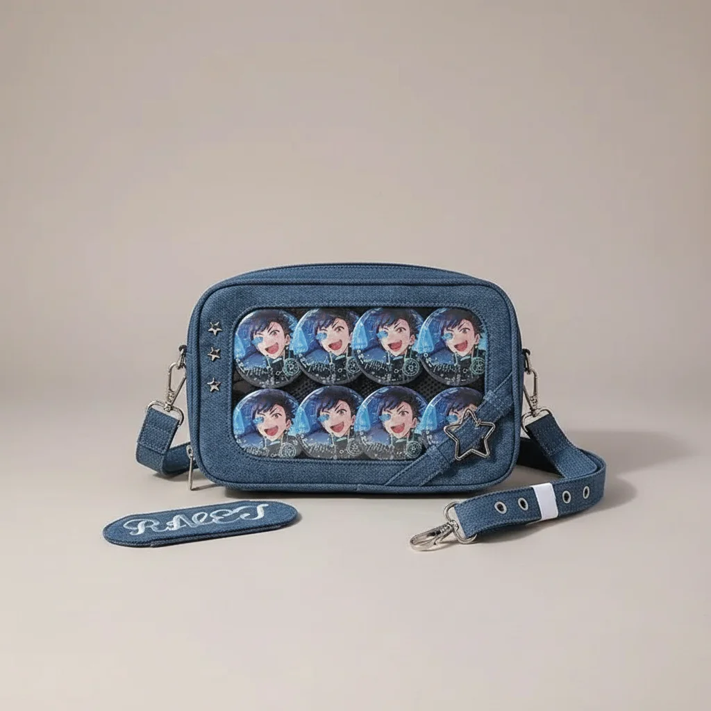 Sac jean bandoulière y2k transparent - Vue 38 - sac jean