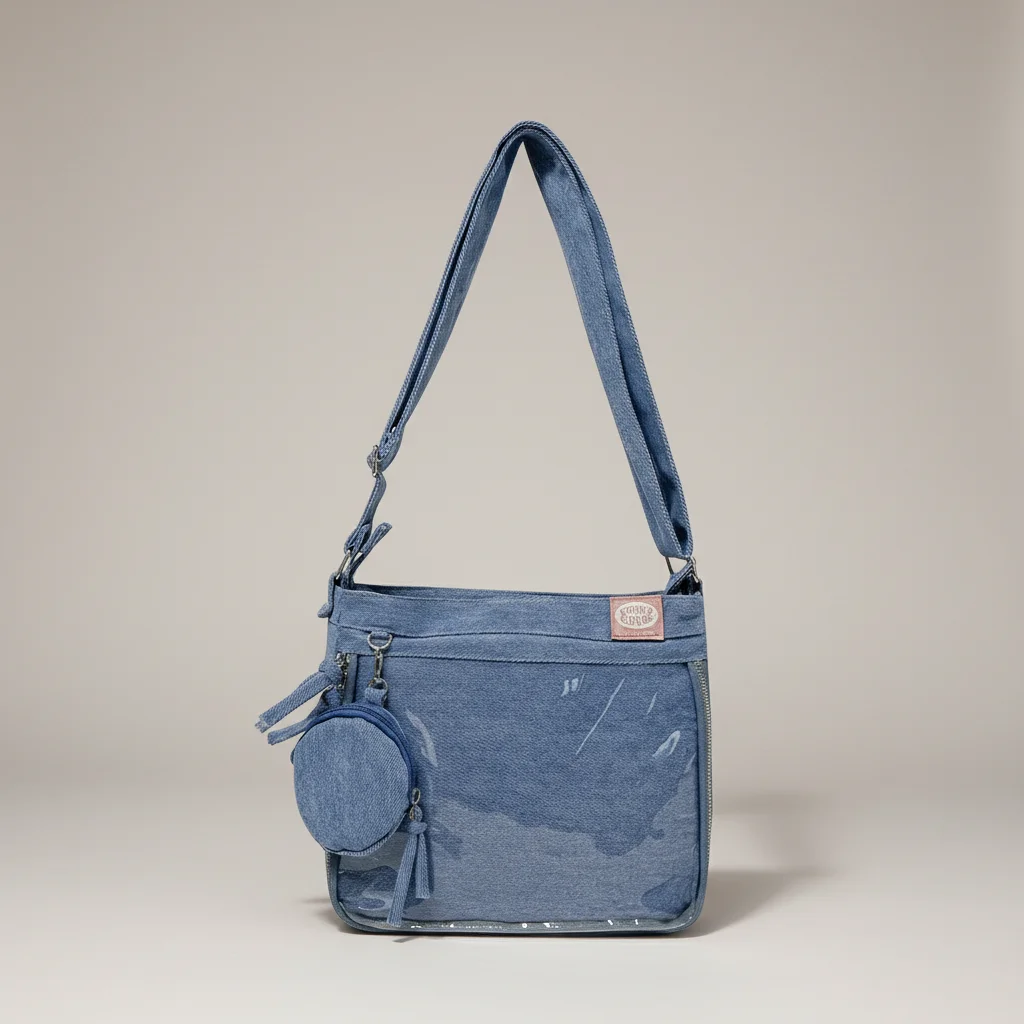 Sac jean bandoulière y2k transparent - Vue 39 - sac jean