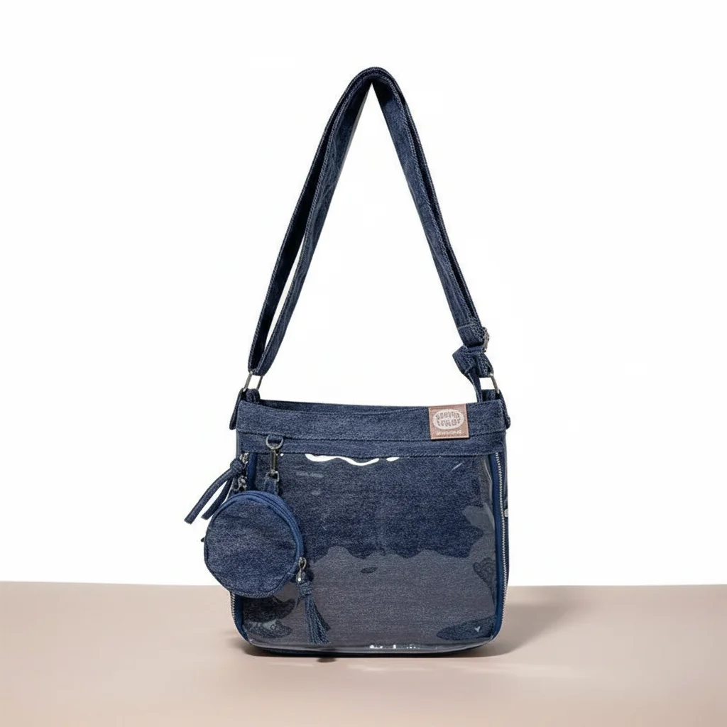 Sac jean bandoulière y2k transparent - Vue 40 - sac jean