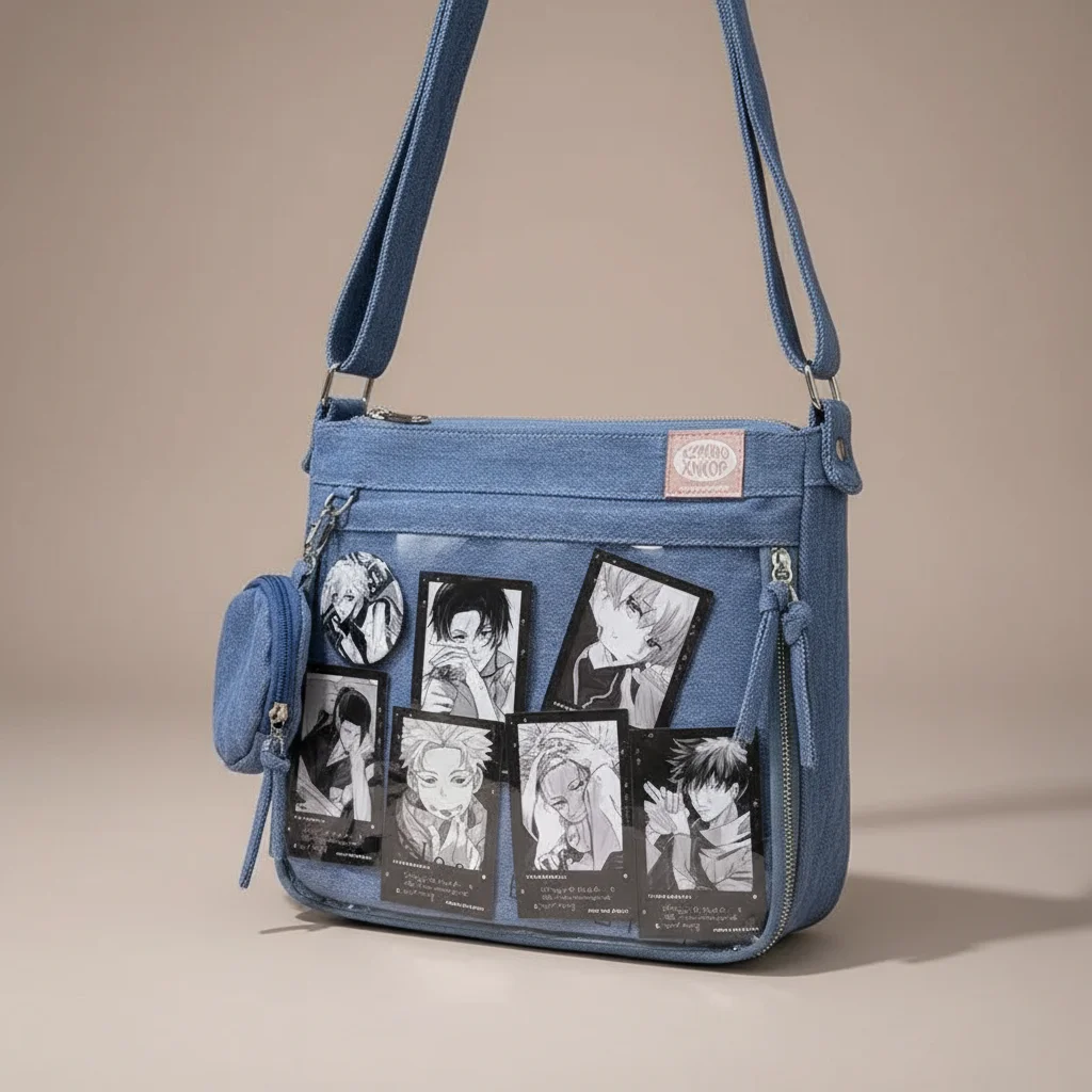 Sac jean bandoulière y2k transparent - Vue 5 - sac jean