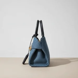 Sac jean bowling femme en denim - Vue 2 - sac jean