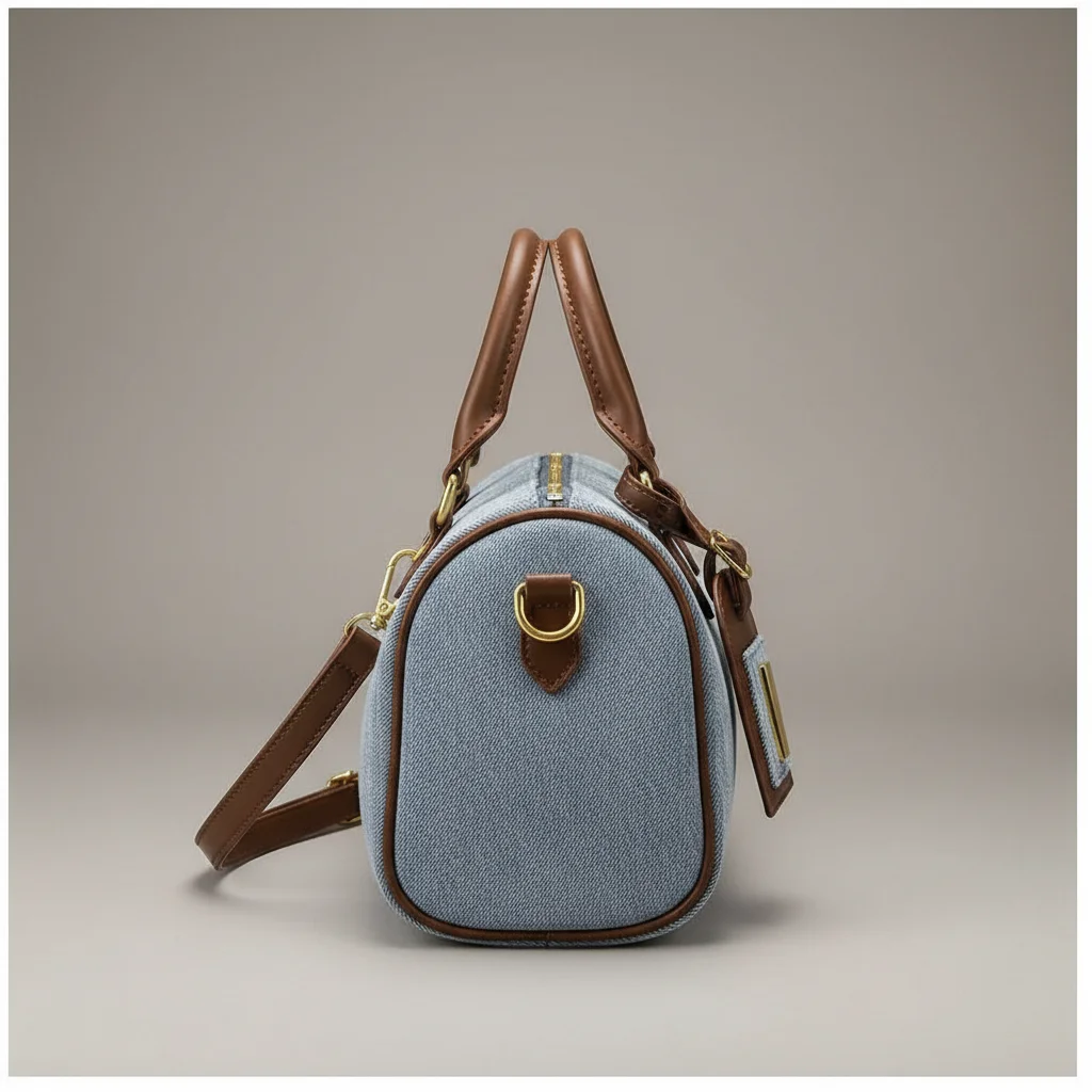 Sac jean bowling femme style vintage - Vue 2 - sac jean